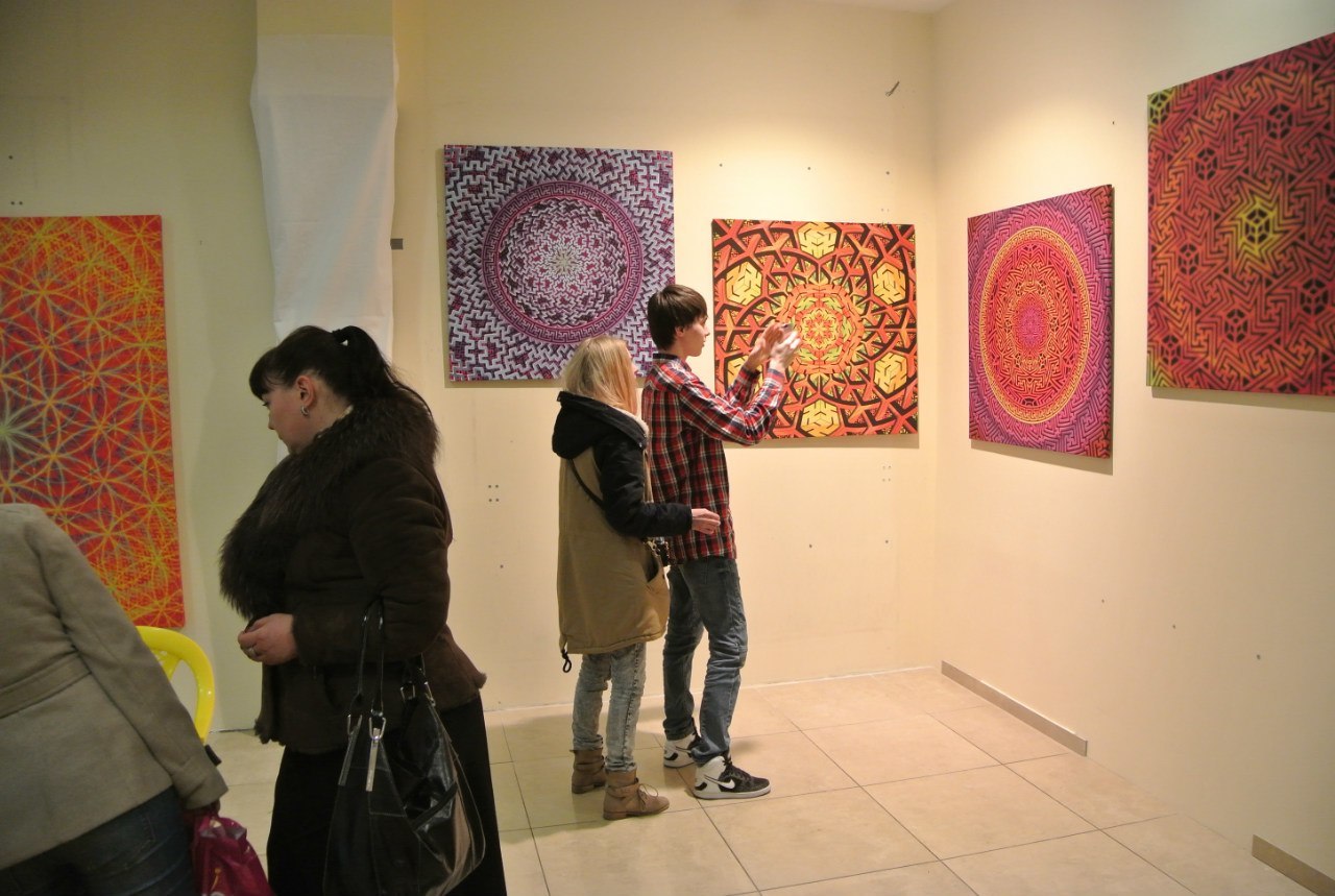 Александр&nbsp;&mdash; художник орнаменталист. &mdash;&nbsp;фестиваль "Сварожичи" 21-03-2015