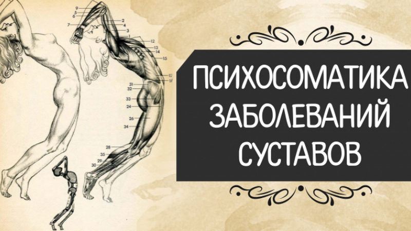 Психосоматика заболевания суставов