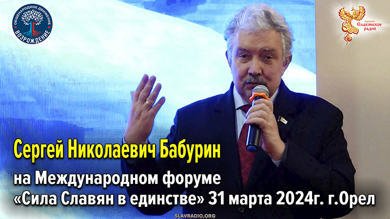 Выступление Сергея Николаевича Бабурина