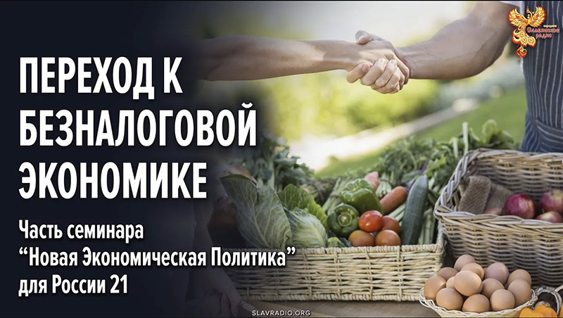Переход к безналоговой экономике &laquo;НЭП Россия 21&raquo;