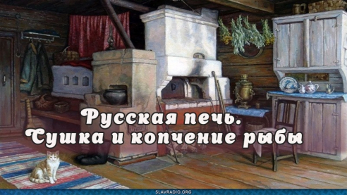 Русская печь. Сушка и копчение рыбы
