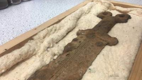 Найден уникальный скифский меч