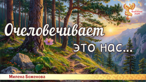 Очеловечивает это нас...