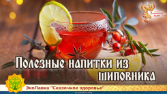 Полезные напитки из шиповника